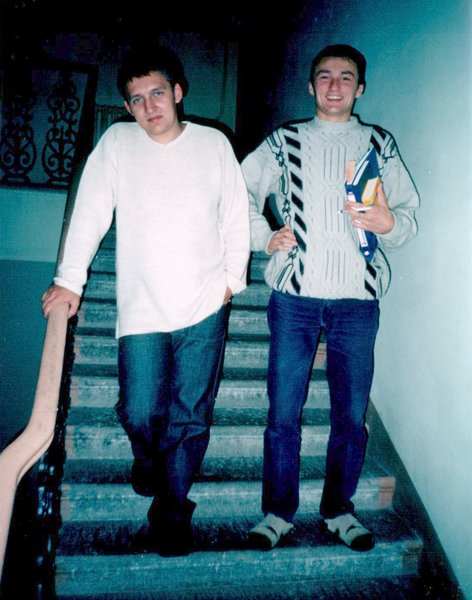Ian and Vadim - last day together.
